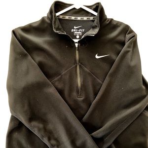 Nike long sleeve zip neck